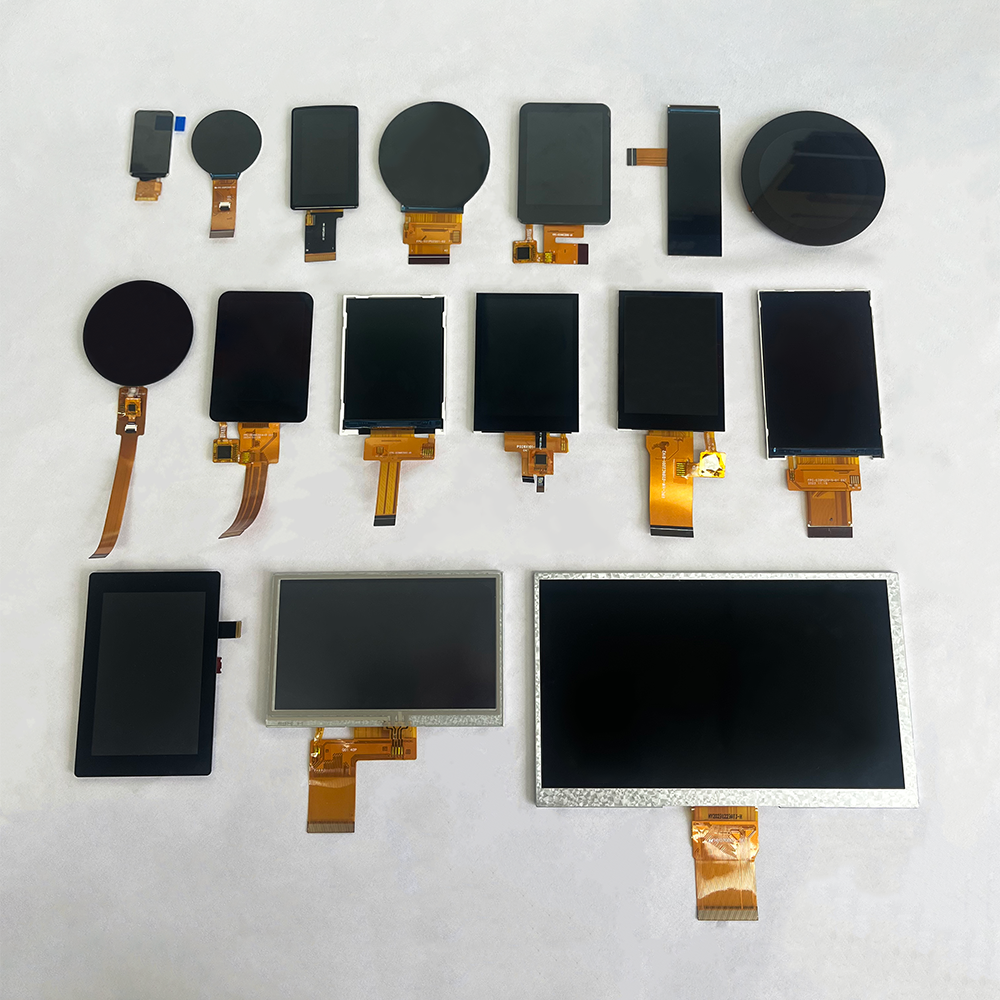 Custom Lcd Display 0.96'' 1.28'' 1.54" 2.0" 2.4" 2.8" 3.0" 3.5" 4.0" 4.3'' 5.0'' Round Square Bar Type Screen Tft Lcd Module