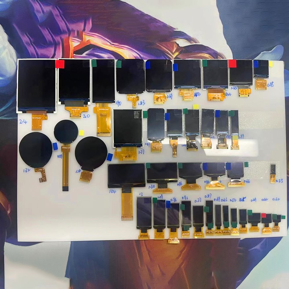 Custom Lcd Display 0.96'' 1.28'' 1.54" 2.0" 2.4" 2.8" 3.0" 3.5" 4.0" 4.3'' 5.0'' Round Square Bar Type Screen Tft Lcd Module