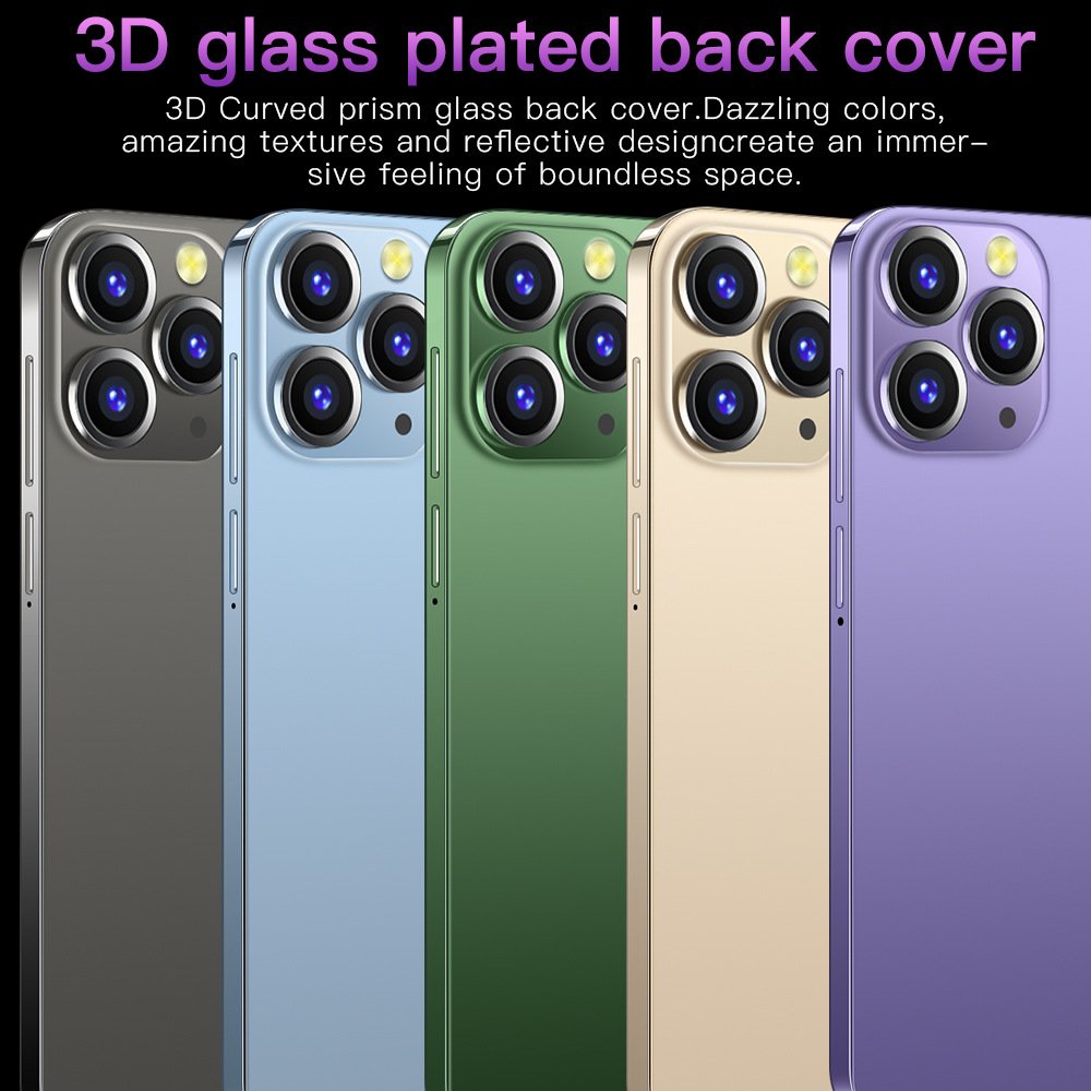 Factory Price 14 pro max mobile phone 32MP+64MP 5G smartphone 6.7inch HD Full Screen New phoene 14 5G Smart Phone