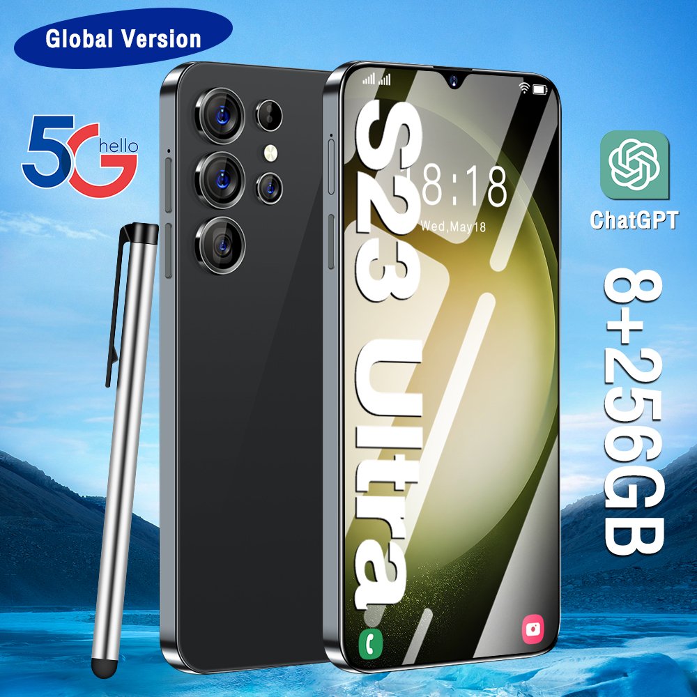 The new 5g smartphone S23 HD touch all Netcom factory direct sales one piece