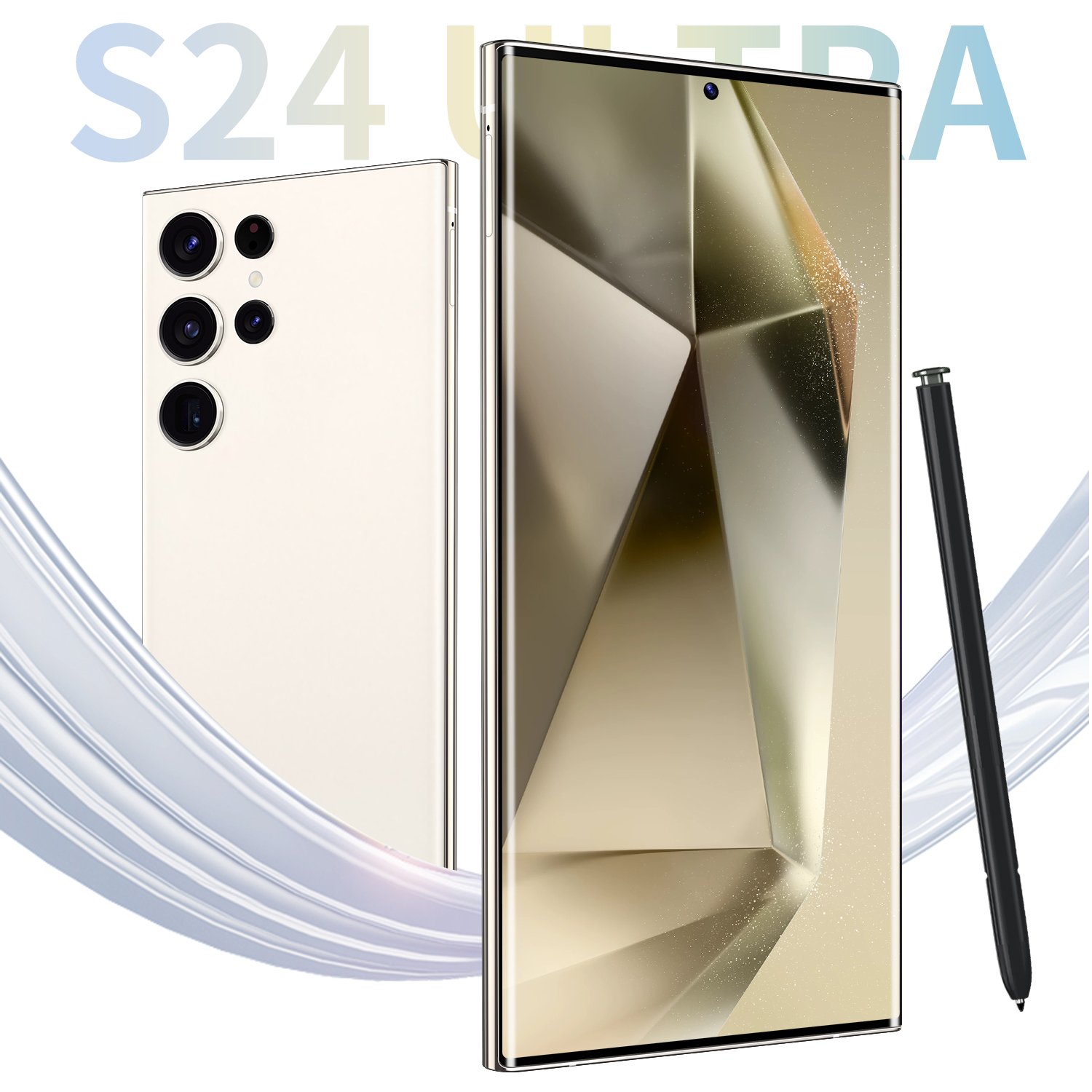 Original phones s24 ultra Smartphones For s24 ultra 3+64GB 5G Dual SIM Cellphone Mobile Phone s24 ultra 5g smartphone