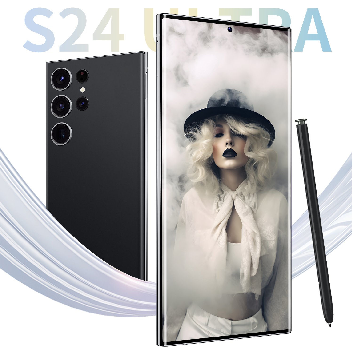 Original phones s24 ultra Smartphones For s24 ultra 3+64GB 5G Dual SIM Cellphone Mobile Phone s24 ultra 5g smartphone