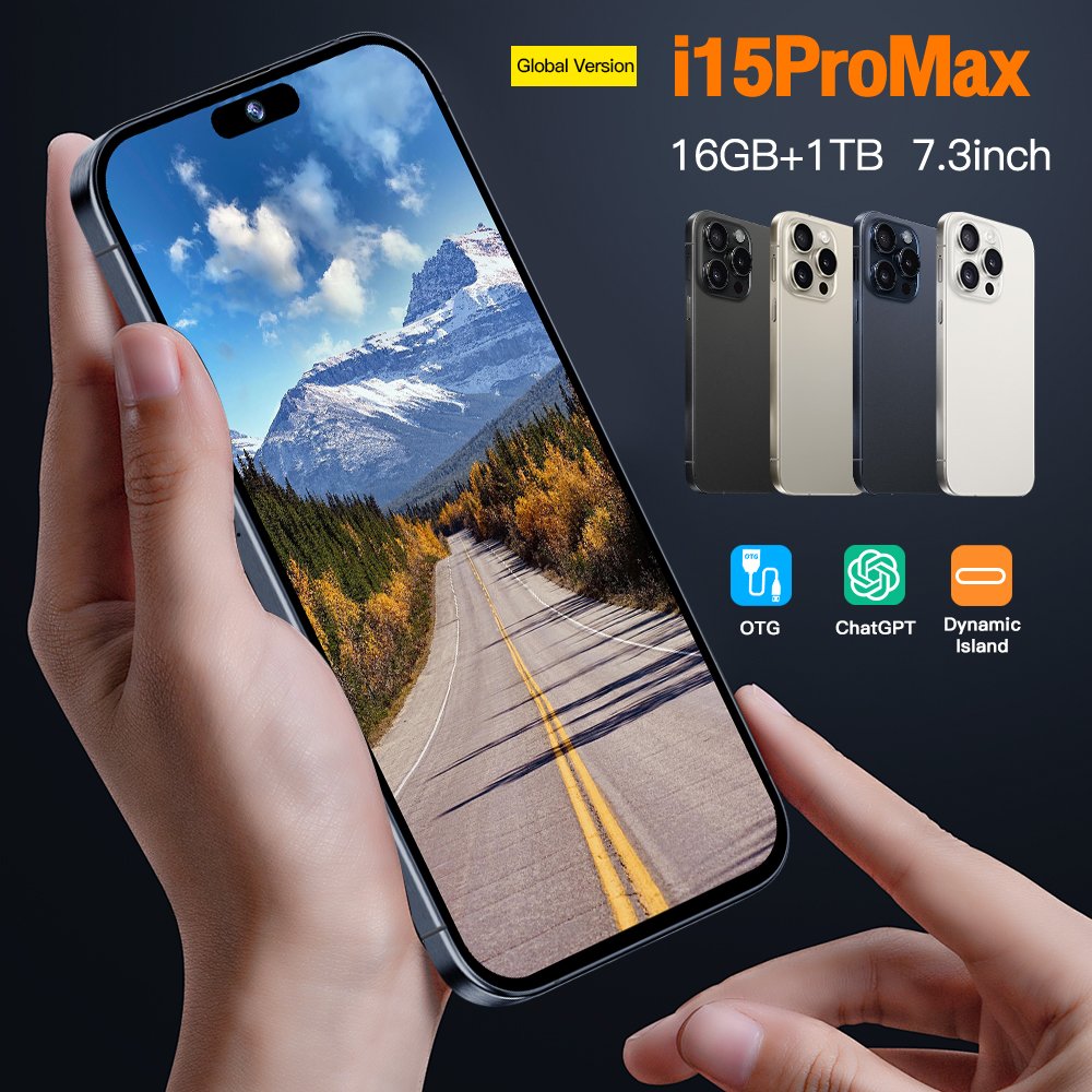 2024 New Dual SIM Mobile Phone Original Factory Wholesale Phone 14 Pro Max 512GB Unlock 6.7 Inch LCD 144HZ