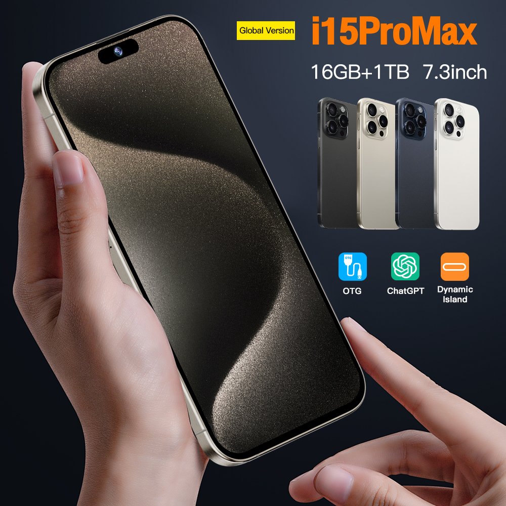 2024 New Dual SIM Mobile Phone Original Factory Wholesale Phone 14 Pro Max 512GB Unlock 6.7 Inch LCD 144HZ