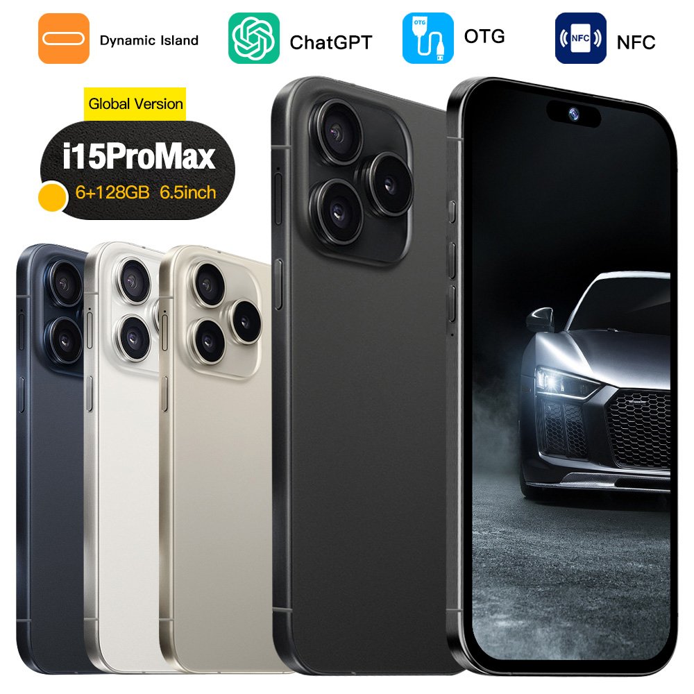 Slimoro Buy Original New Celulare i For Phone 15 Pro Max Original Smart Phone Smartphone 5G 15 Pro Max 16 15 14 I16 Android 14