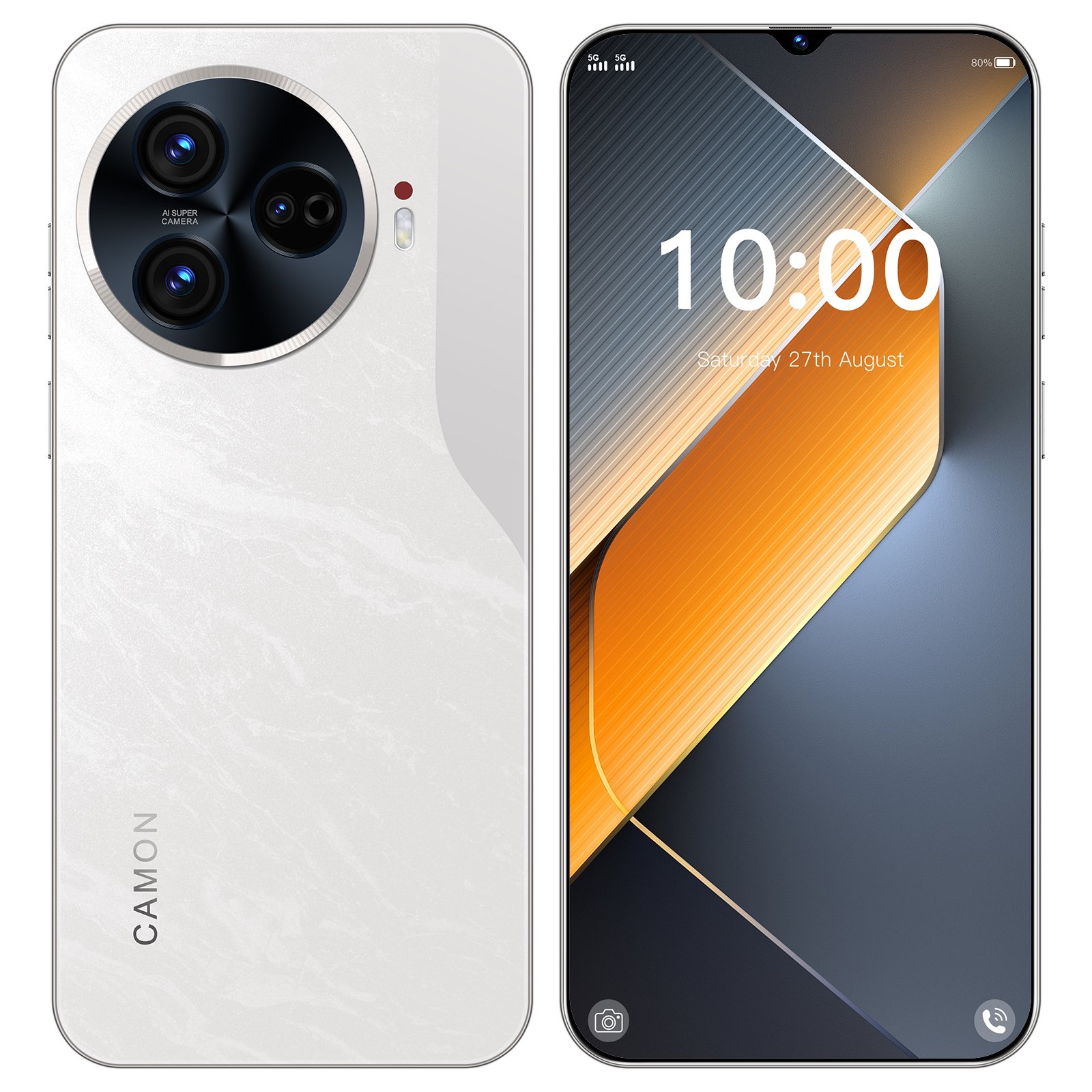 5G Smartphone 2GB+16GB Camon 30 pro Original Global 7.3 Inch Display Dual Camera Android 13.0 Phone