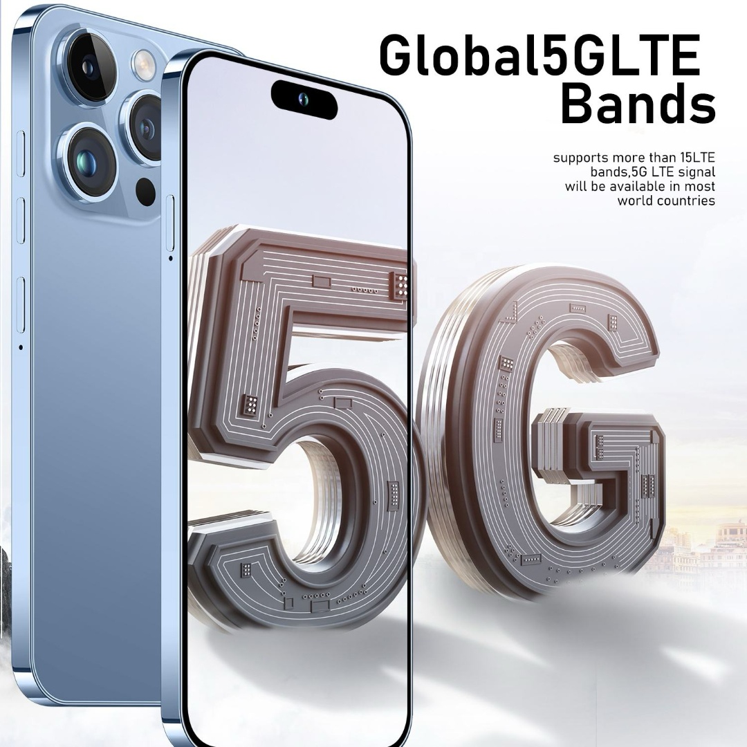 Phone 15 pro max 16GB+1TB Smartphone 5g Smartphone 6.7inch Screen Dual Sim Card I 15 phone 15 Pro Max 5g De Smartphones 64MP