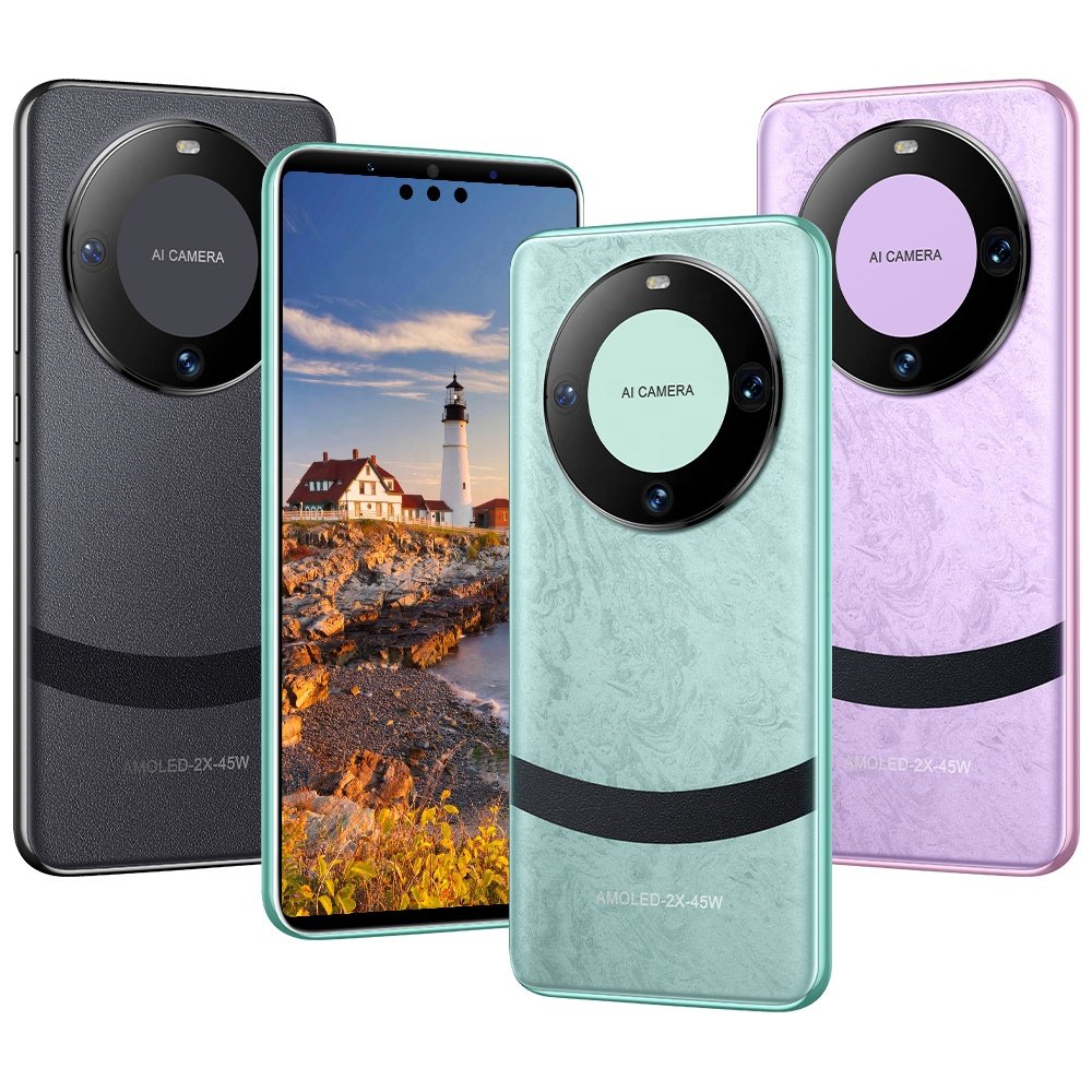 2024 Hot Selling Mate60 Pro Original 6.8 Inch Big Screen 16GB+1TB 50MP+108MP 5G Smartphone Cell Phone Dual SIM Mobile Phone