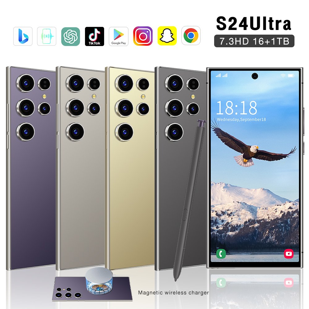 Fnban S For Amsung S24 Ultra 1TB Gaming Buy Mobile Phone Low Price Mobile Android Smartphone 1TB Feature Phone 5G Smart phone