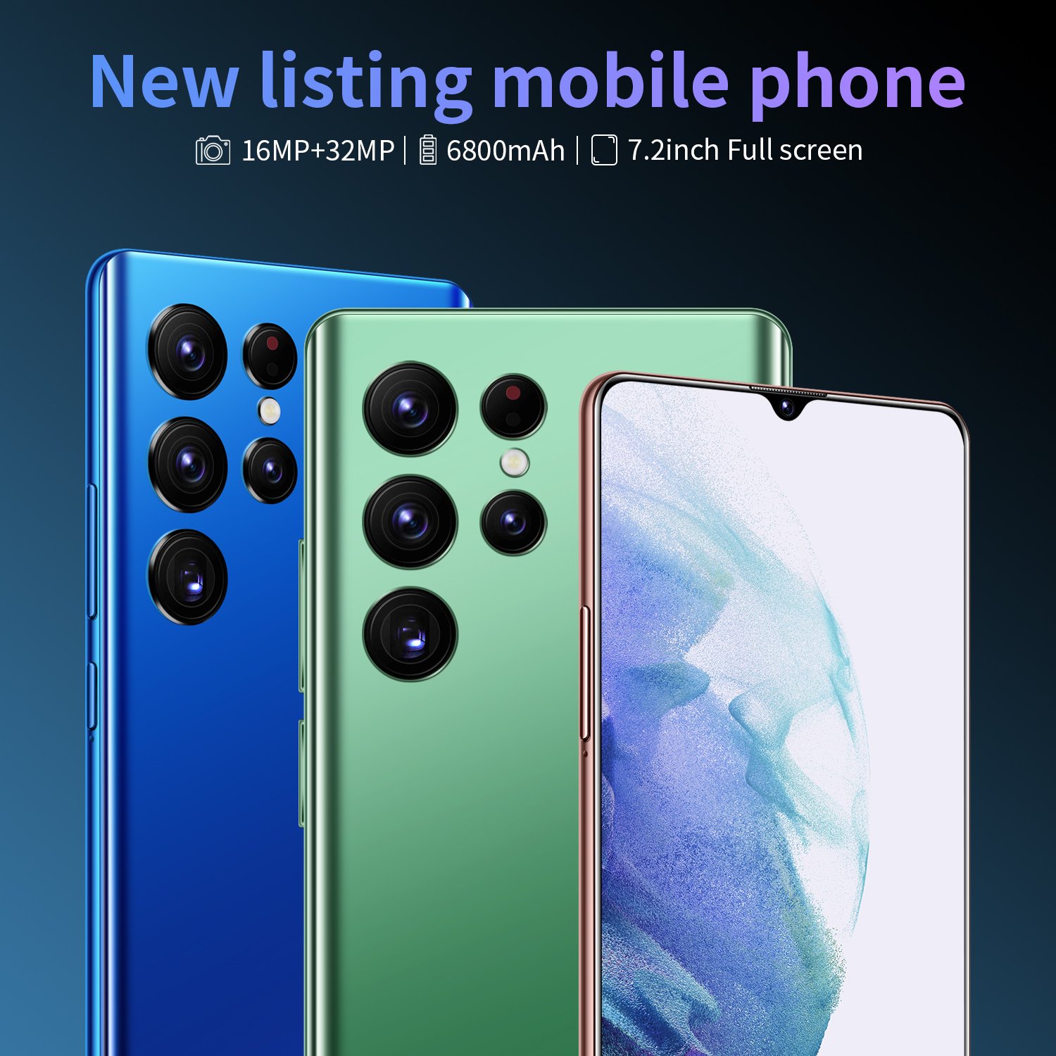 NEW S23 Plus 5G Phone Big Screen 16GB 512GB Android Smartphone Unlocked Version