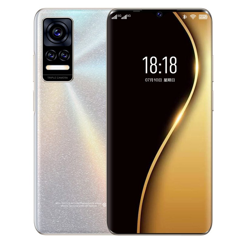 2024 new T50 4k curved screen mobile phone 512G full Netcom 5g low-cost smartphone wholesale suitable for headphones