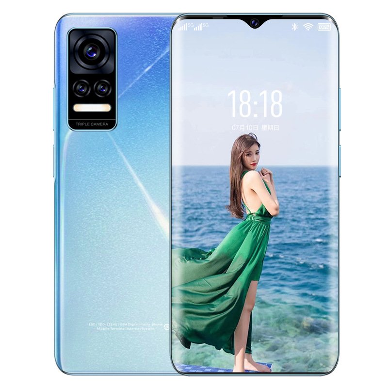 2024 new T50 4k curved screen mobile phone 512G full Netcom 5g low-cost smartphone wholesale suitable for headphones
