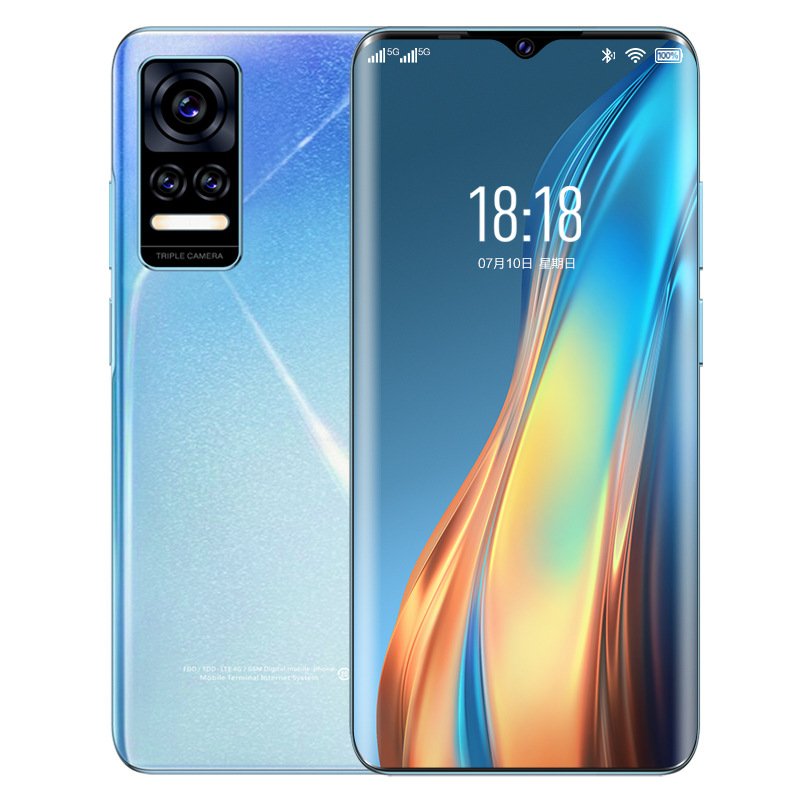 2024 new T50 4k curved screen mobile phone 512G full Netcom 5g low-cost smartphone wholesale suitable for headphones