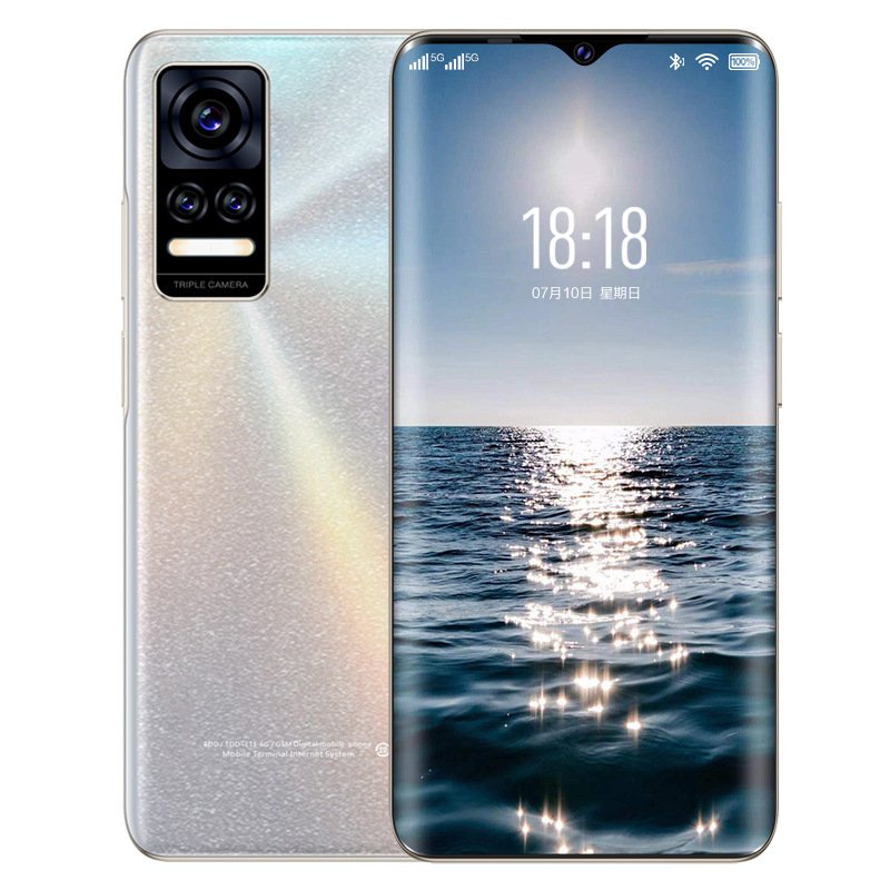 2024 new T50 4k curved screen mobile phone 512G full Netcom 5g low-cost smartphone wholesale suitable for headphones