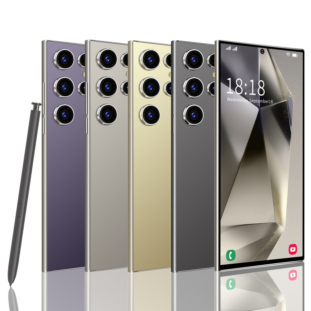 S24 Ultra 5g Android mobile phones 16GB RAM 1TB Storage 7.3 Full Display 10-Core Processor Dual SIM New Smartphone