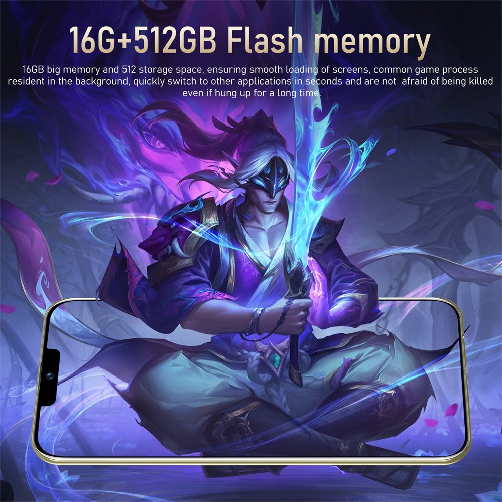 Global 5G phone 7.3 inch drop screen mater 60 pro telefon telephone 4 camera phone gaming 16+512G telephone 5g smartphone