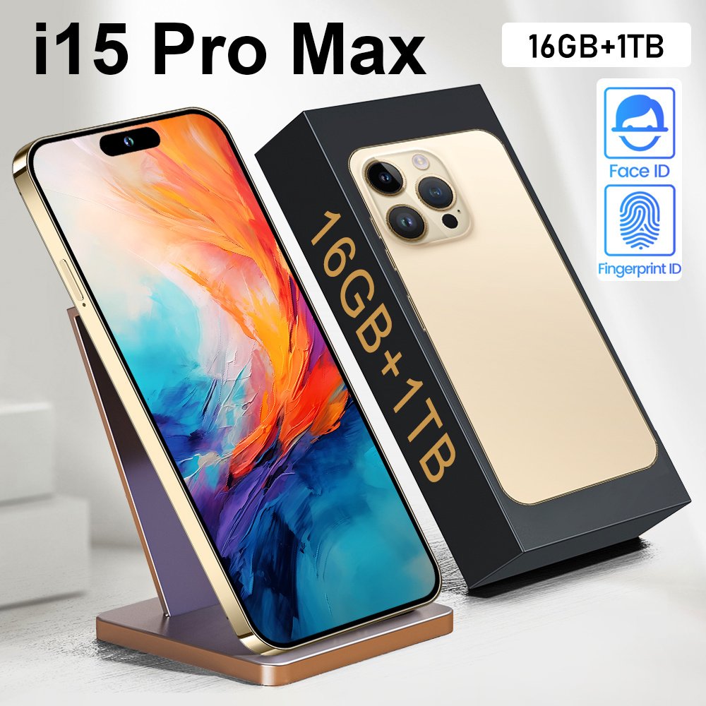 Phone 15 Pro Max 12gb+1tb Smartphone 5g Smartphone 7.3inch Screen Dual Sim Card I 15 Phone 15 Pro Max 5g De Smartphones 108mp