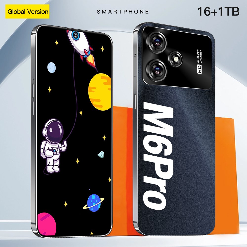 POCO M6 Pro Smartphone AMOLED Turbo Charging Original Global Version with 5G WCDMA Cellular Android 10 2K LCD Display