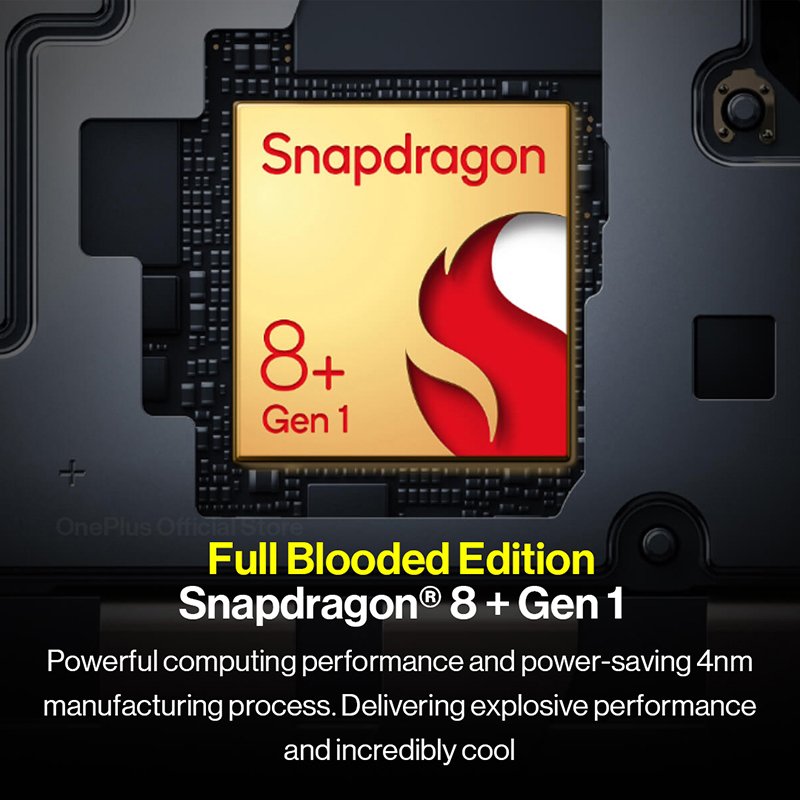 Global ROM OnePlus Ace 2 11R 12GB/16GB Snapdragon 8 + Gen 1 SUPERVOOC 100W Charge 120Hz Screen 50MP Camera 11R 5G Smartphone