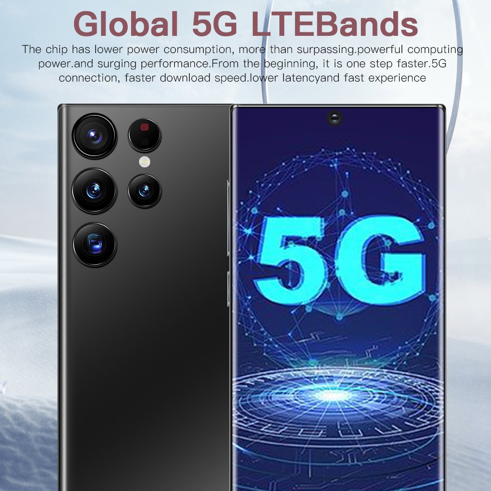 2023 NEW Galaxy S22 Ultra 5g Phone 7.3 inch 16GB+1TB Android Smartphone Android 12.0 Mobile Phones