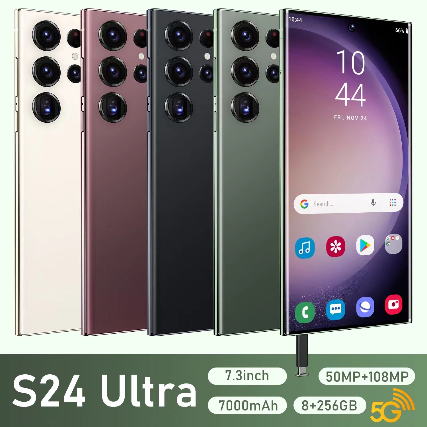 16+1TB Galaxy S24 Ultra 5g smartphone S22 S23 S24 Cheap Original 5G USA Version Unlocked Mobile Phone