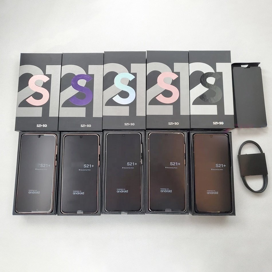 Wholesale S21+ S21 5G smartphone Android 128GB GSM 1SIM celulares cell phone S9 S10 plus S20 ultra S21 FE S22 mobile phones