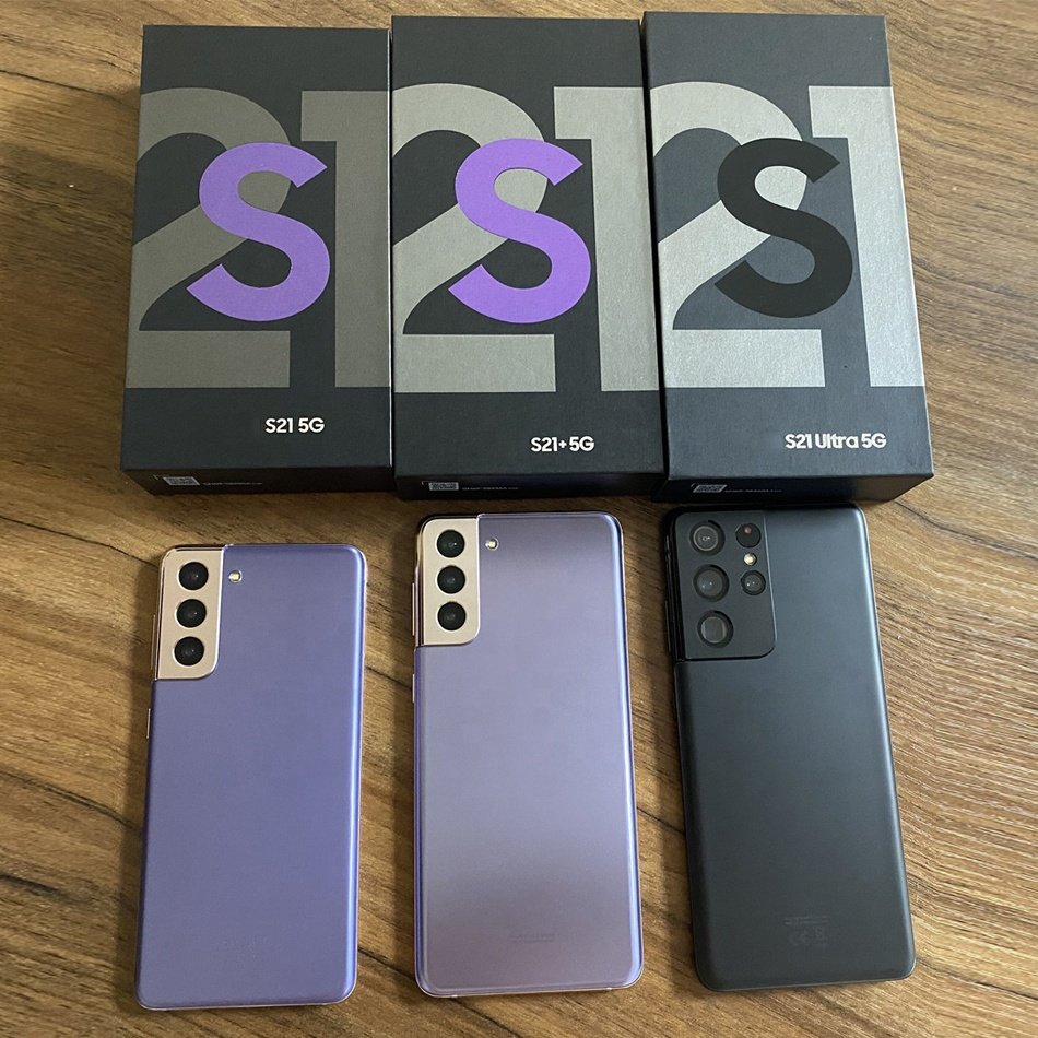 Wholesale S21+ S21 5G smartphone Android 128GB GSM 1SIM celulares cell phone S9 S10 plus S20 ultra S21 FE S22 mobile phones