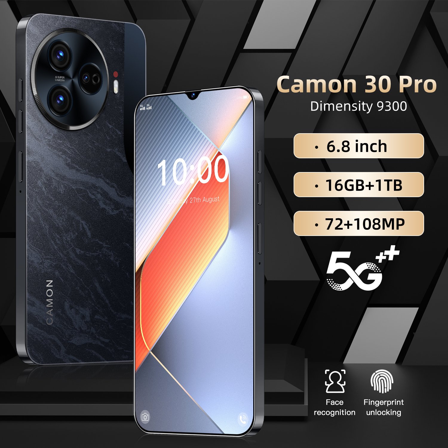 Wholesale Global Camon 30 Premier 5G Smartphone Unlocked 6.8 Inch 4G/5G Android Mobile