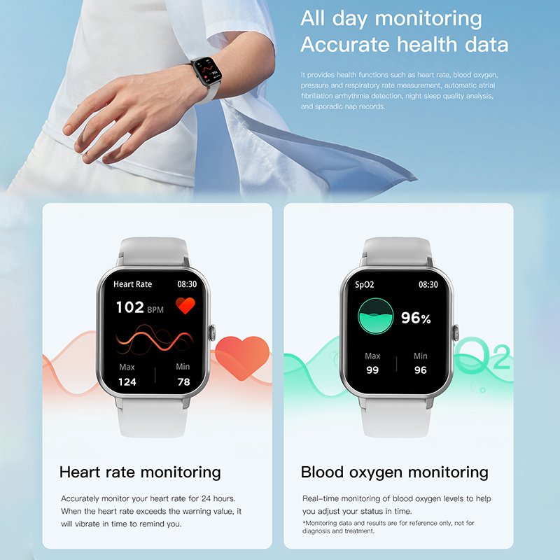 Sleep Monitoring Waterproof Smart Watch 2023 for 5g Smartphone Xiaomi Samsung Relojes Inteligentes Voice Assistant Smartwatch