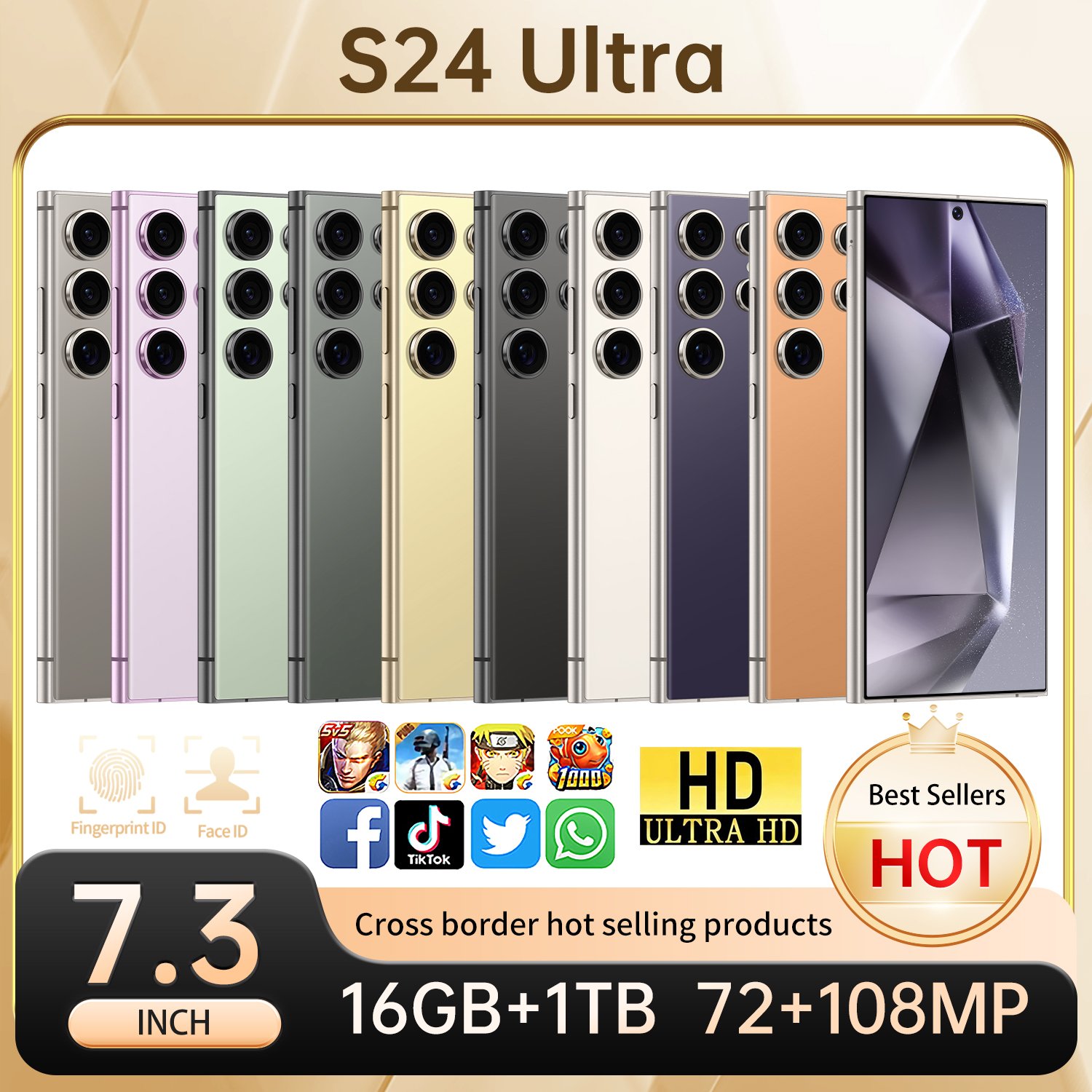 Original Android S24 Ultra Smart Phone Mobile Phone Cell Gaming Phone 5g Smartphone 3g&4g Smartphone