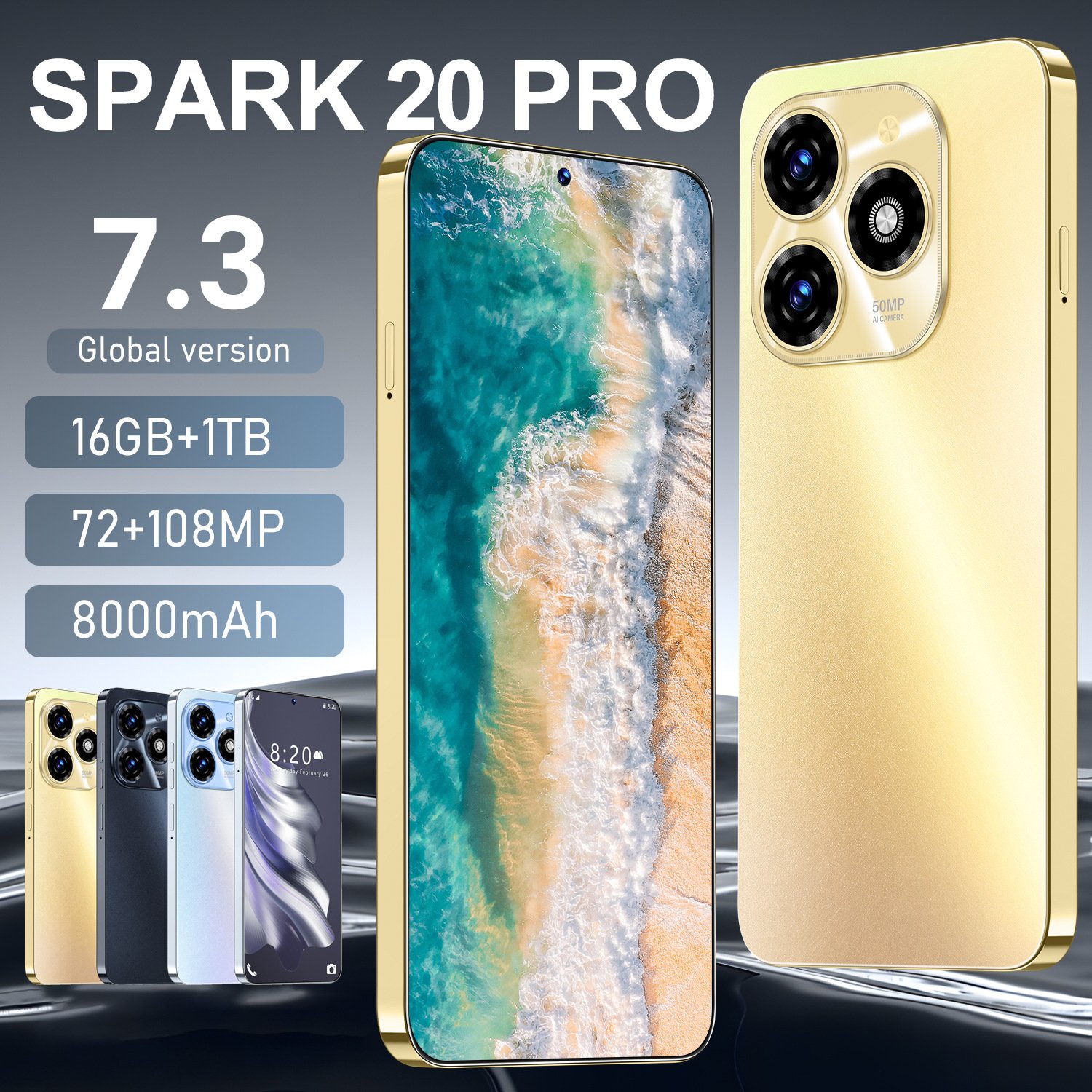 Tecno spark 20 pro 5g android smartphone 2 sim security camera unlocked new arrival cellphone with google play hot 40 in stock