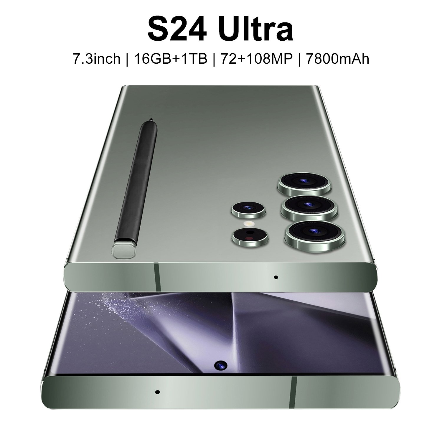 Hot Selling S24+ ULTRA 16GB+1TB Phone 0riginal full Display Android 13.0 Mobilephone 7.3 Inch Cellphone 5G Smartphone