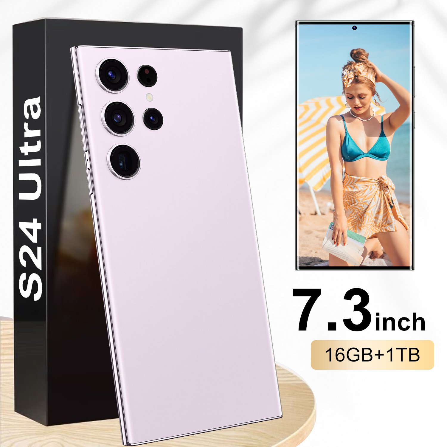 Hot Selling S24+ ULTRA 16GB+1TB Phone 0riginal full Display Android 13.0 Mobilephone 7.3 Inch Cellphone 5G Smartphone