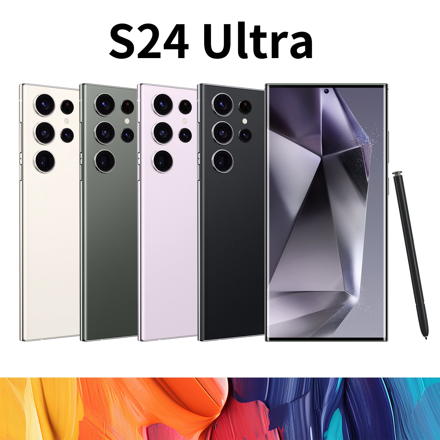 Hot Selling S24+ ULTRA 16GB+1TB Phone 0riginal full Display Android 13.0 Mobilephone 7.3 Inch Cellphone 5G Smartphone