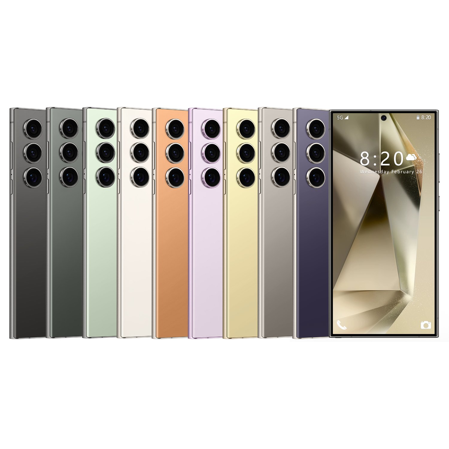 Original S24 Ultra 7.3 Inch 3GB+64GB 5G Full Screen Mobile Phone 6800mAh Unlocked Global Version 5G Smartphone
