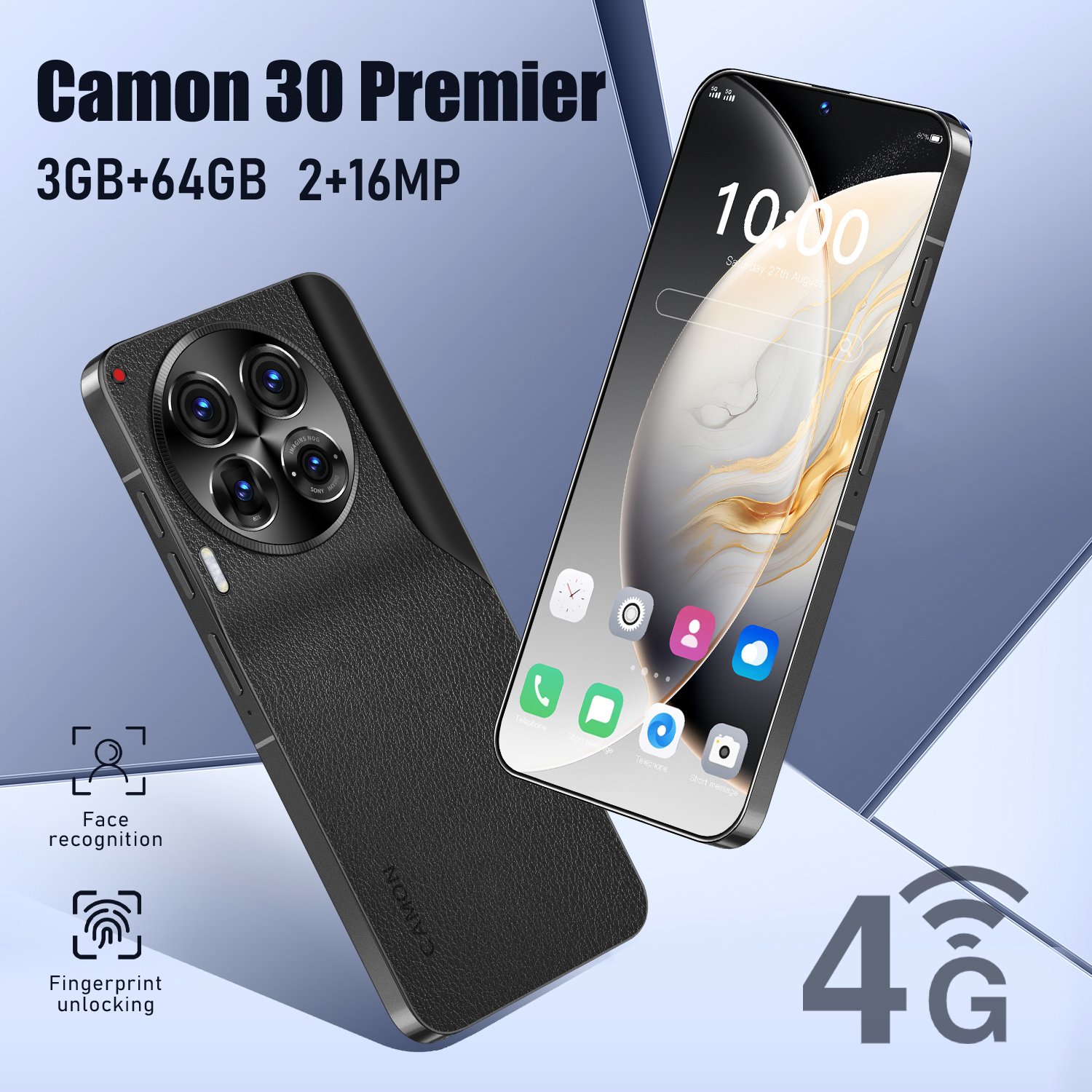 Hot-selling Camon30 Premier Original 3GB +64GB 7.3-inch 24MP +48MP 5G High Android 13 smartphone