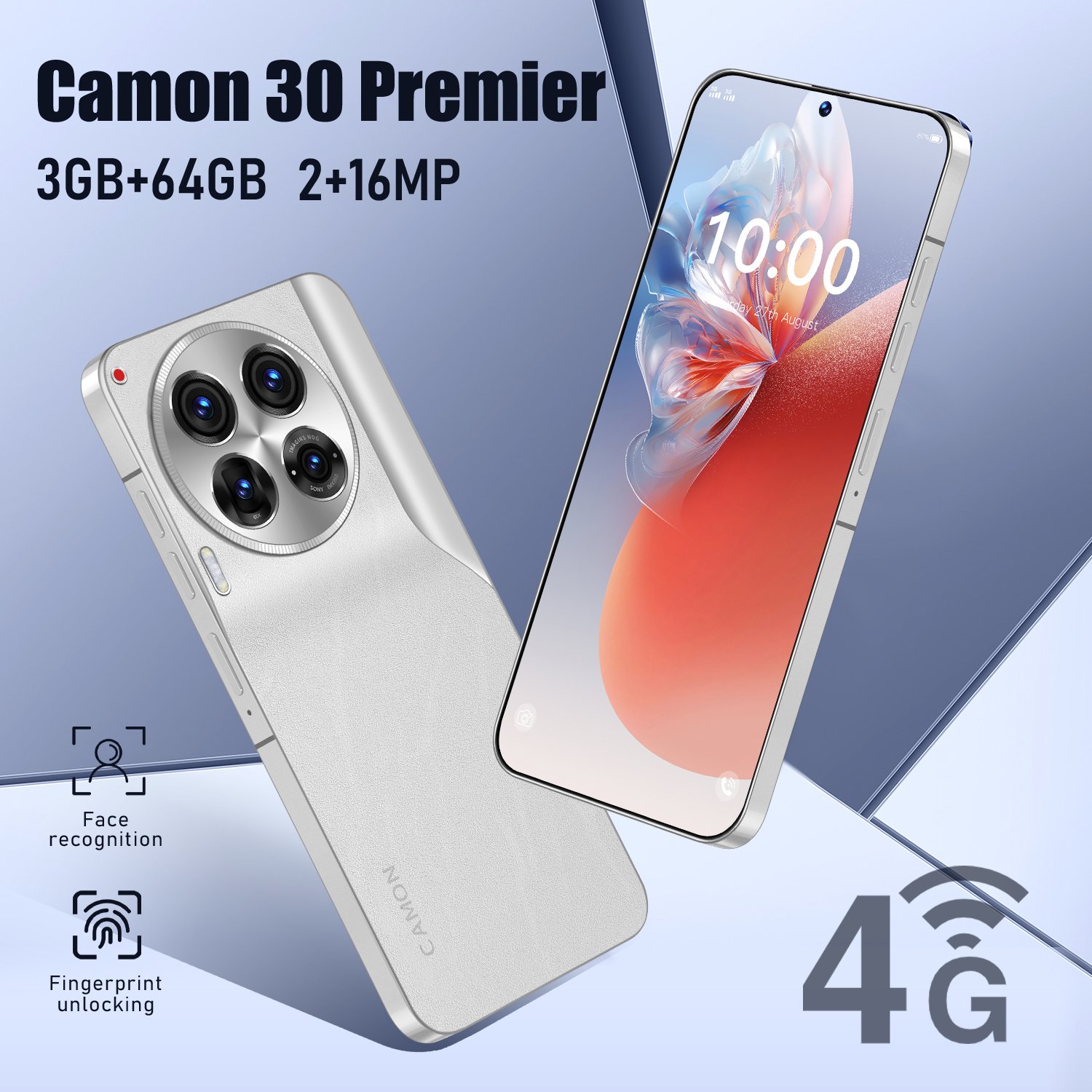 Hot-selling Camon30 Premier Original 3GB +64GB 7.3-inch 24MP +48MP 5G High Android 13 smartphone