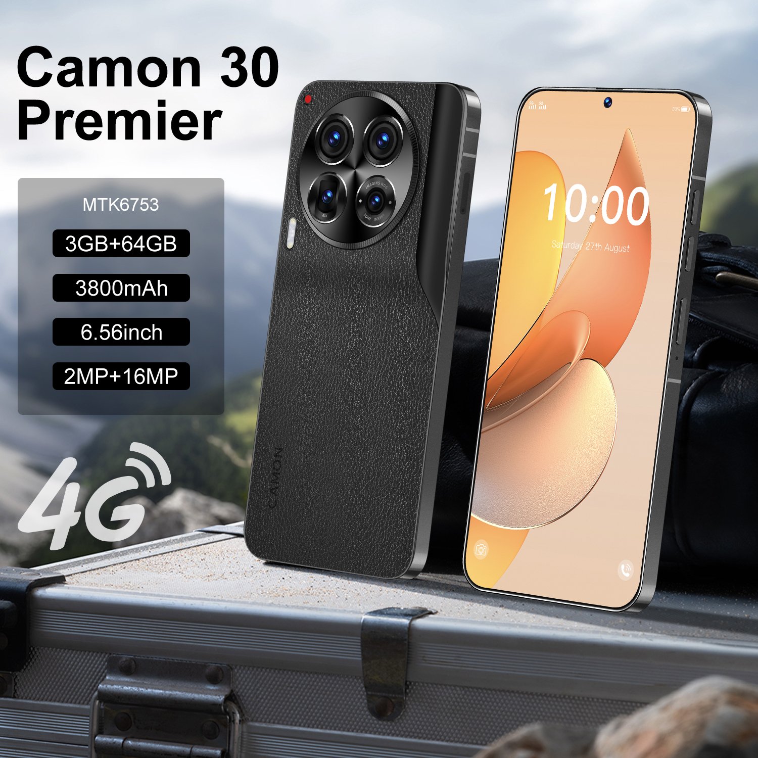 Hot-selling Camon30 Premier Original 3GB +64GB 7.3-inch 24MP +48MP 5G High Android 13 smartphone