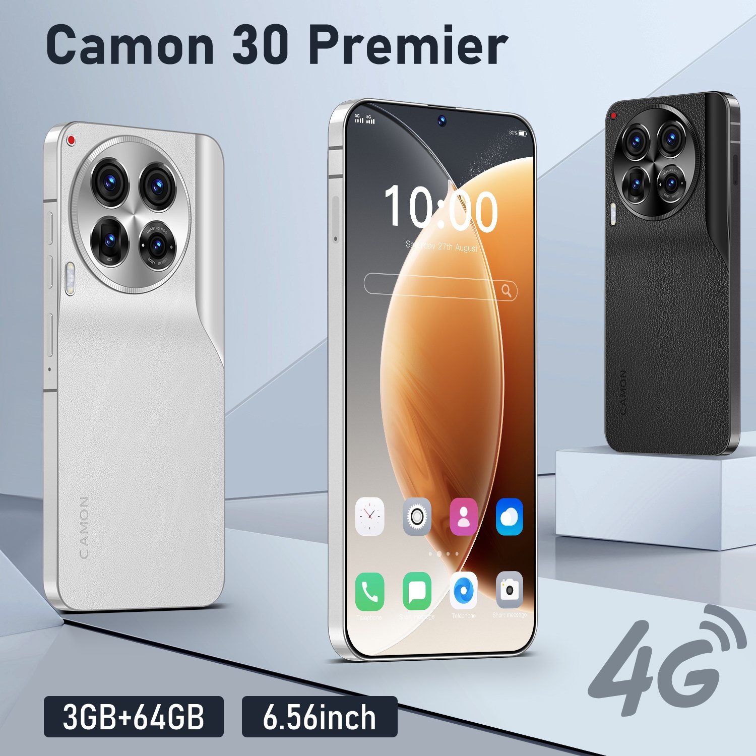Hot-selling Camon30 Premier Original 3GB +64GB 7.3-inch 24MP +48MP 5G High Android 13 smartphone