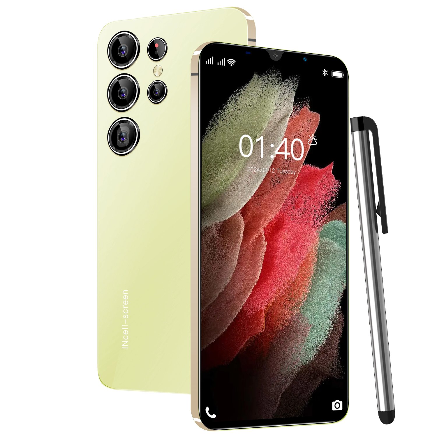 Cellphone 0riginal S24 Ultra 16gb+1tb Smartphone 7.3inch Unlocked Dual Card 5g Phones Android 14.0 Mobile Phones-Basic edition