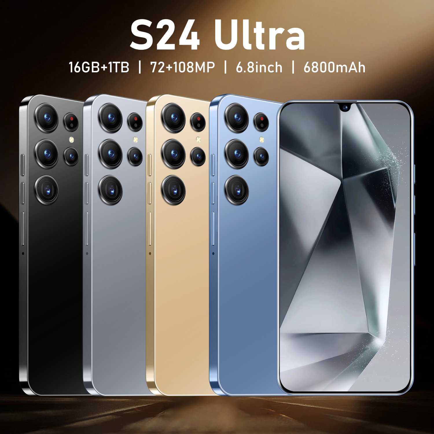 Original phones s24 ultra Smartphones For s24 ultra 16GB+1TB 5G Dual SIM Cellphone Mobile Phone s24 ultra 5g smartphone