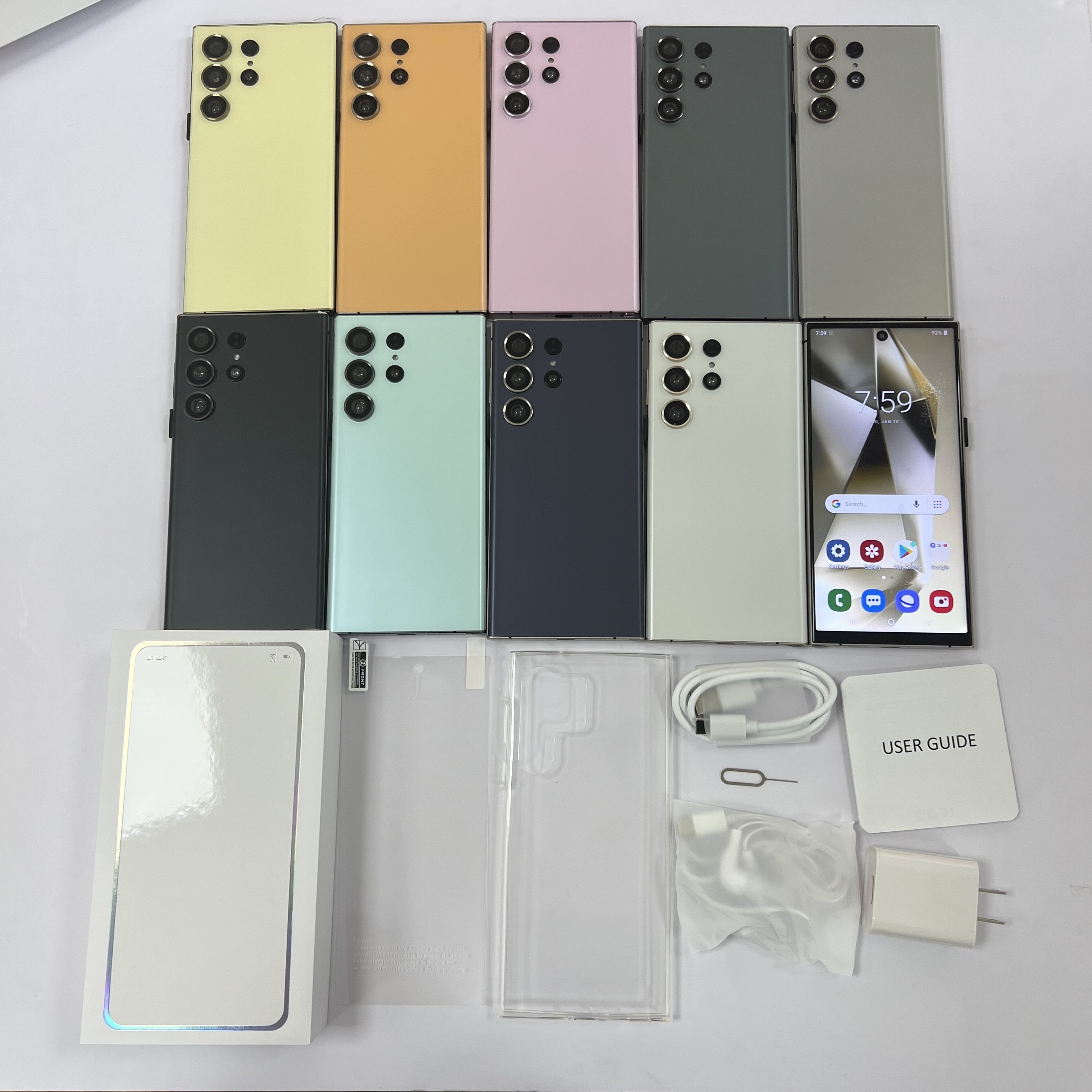 2024 New Arrival High-end S24 Ultra AI Gaming Phone 6.6inch 5g Unlocked Android Phone support ChatGPT Google Play Drop shipping