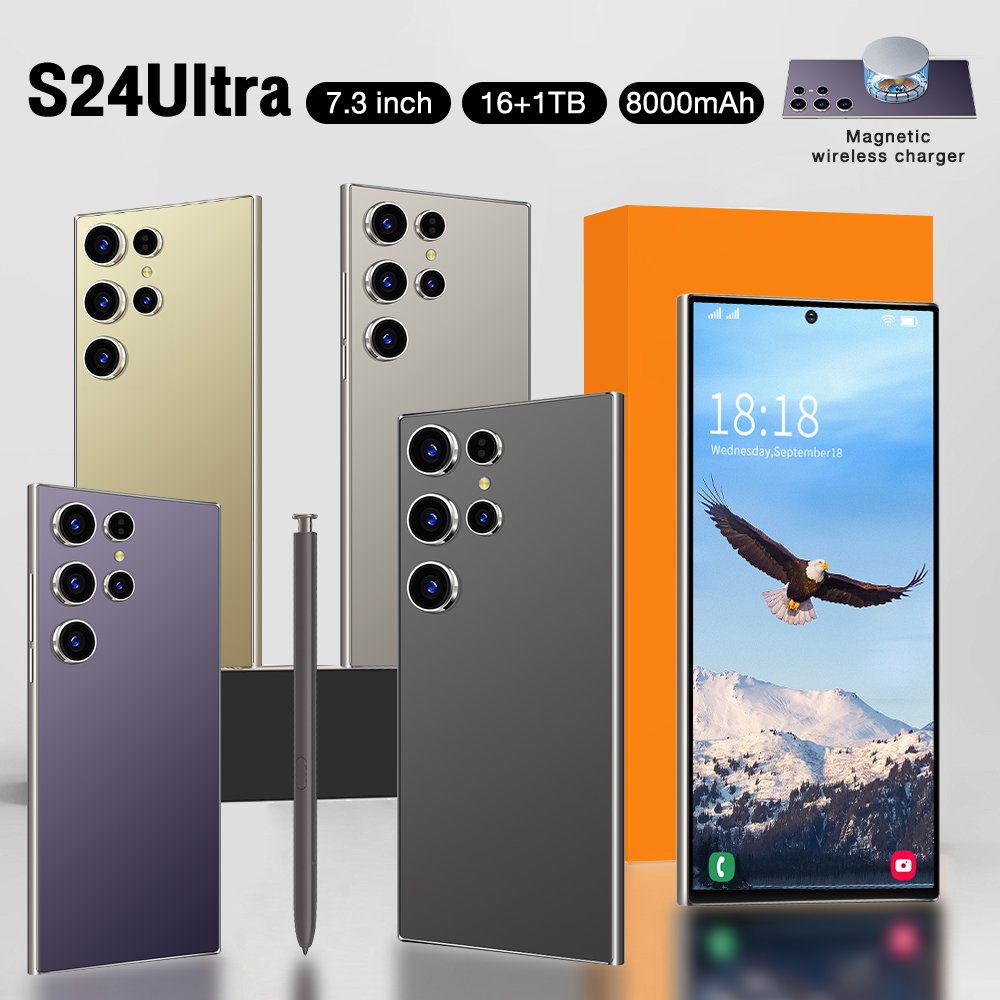 S24 ultra Android Phones 16GB RAM 1TB Storage Global Network and 5G Android Dual SIM Smartphone