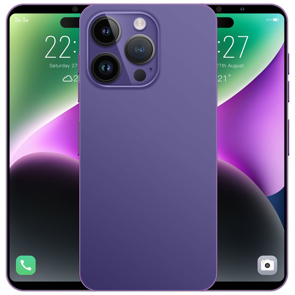 15 Pro Max 7.3inch Android 16gb+512gb Mobile Cell Phone Android 13 Smartphone Unlocked Mobile Phones For I15