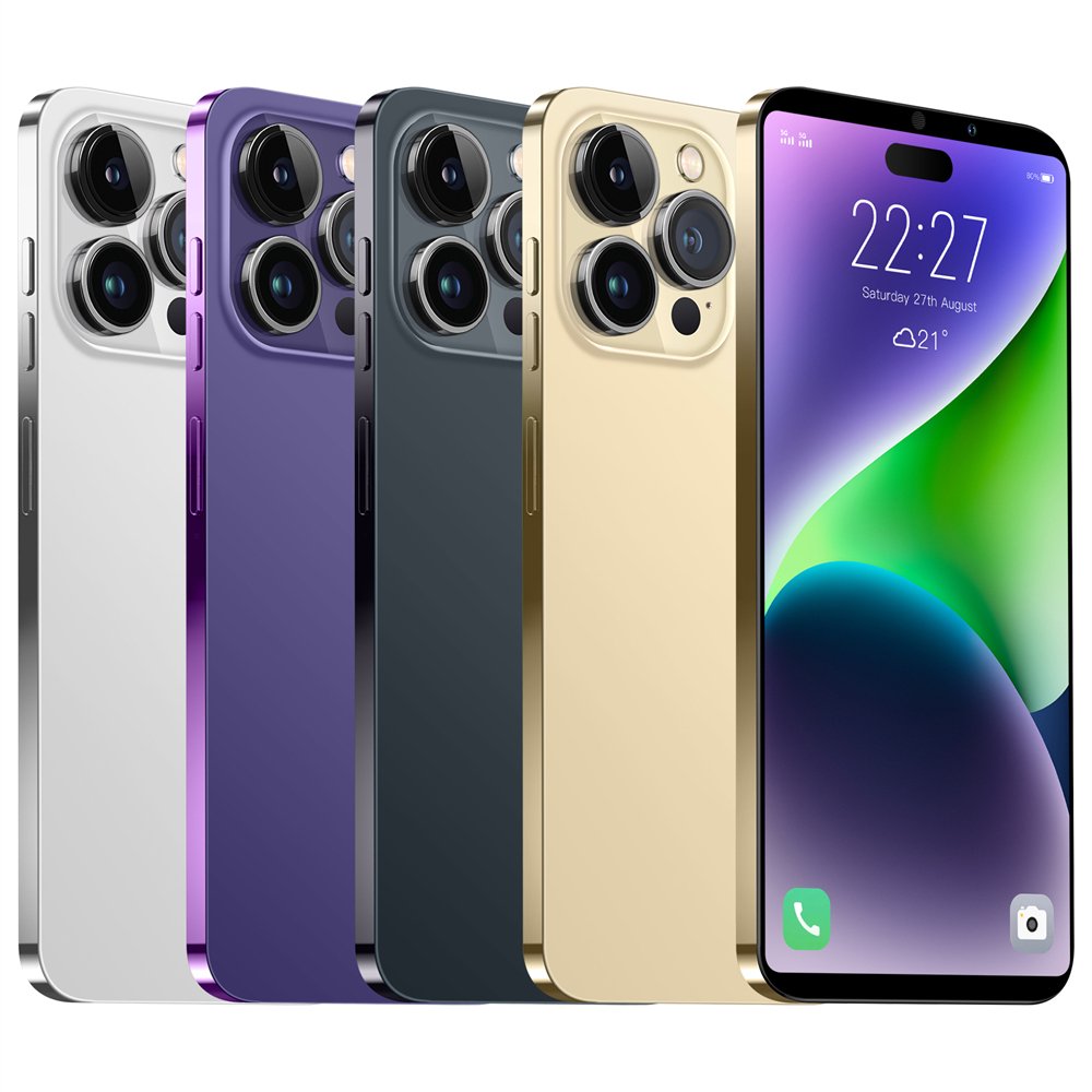 15 Pro Max 7.3inch Android 16gb+512gb Mobile Cell Phone Android 13 Smartphone Unlocked Mobile Phones For I15