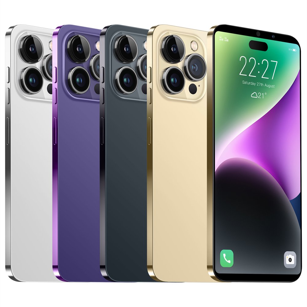 15 Pro Max 7.3inch Android 16gb+512gb Mobile Cell Phone Android 13 Smartphone Unlocked Mobile Phones For I15