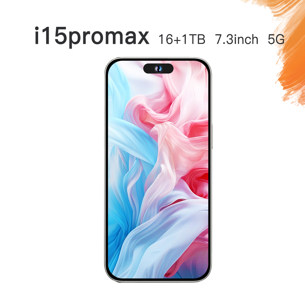 Phone 15 pro max 12GB+512GB Smartphone 5g Smartphone 6.7inch Screen Dual Sim Card I 15 phone 15 Pro Max 5g De Smartphones 64MP