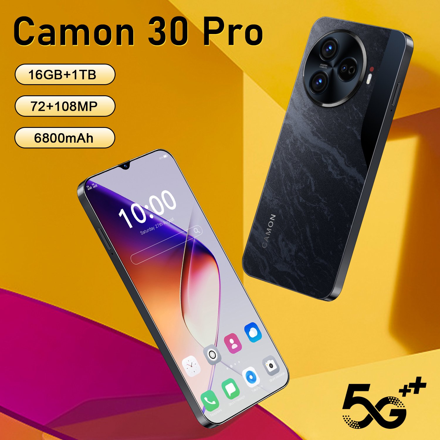 2024 Wholesale original Camon 30 Premier 5G smartphone 7.3 inch unlocking global version 4G 5G android mobile phones