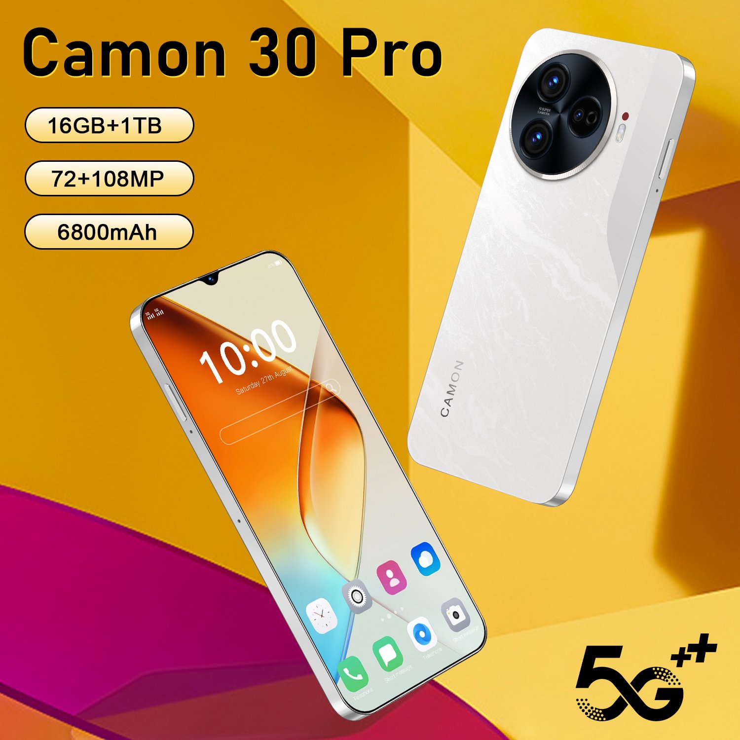 2024 Wholesale original Camon 30 Premier 5G smartphone 7.3 inch unlocking global version 4G 5G android mobile phones