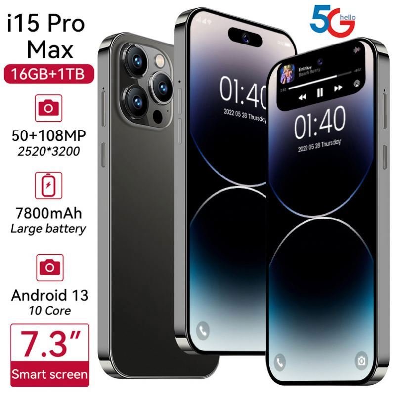 S23 S24 Ultra I13 I14 I15 13 14 15 Pro Max Android Phone 5G Smartphone With Ce Certificate